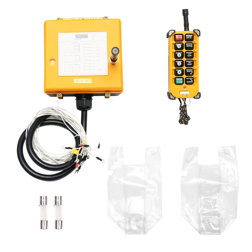 Telecomando wireless industriale con 8 comandi DC 12V/24V e protezione dall'acqua Breckner Germany