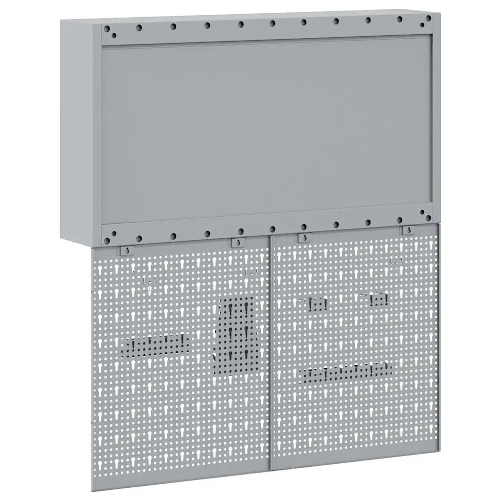 Set di armadi per attrezzi con lo scaffale 3 pcs Nero 3321398