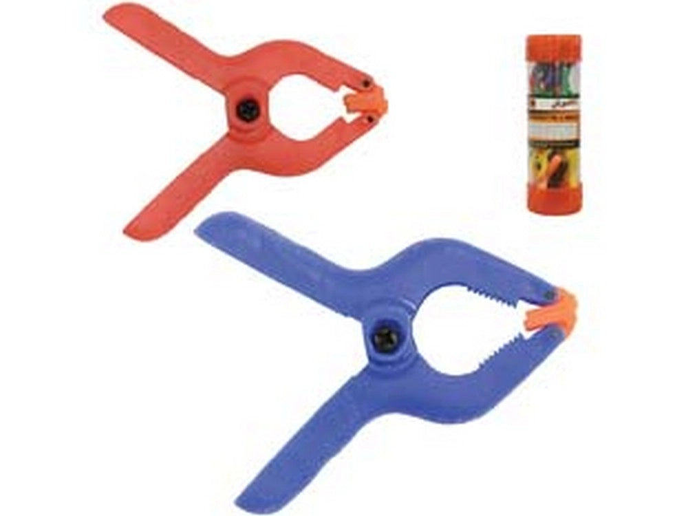 1pz morsetti molla assortiti 2" 3" tubo pz.22 misure: 2", cm5, pezzi18 3" cod:ferx.fer360876
