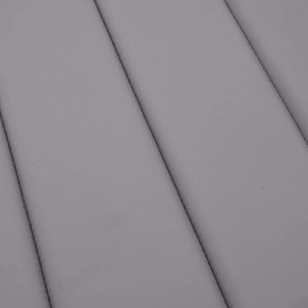 Cuscino per Lettino Grigio 180x60x4 cm in Tessuto Oxford 361853