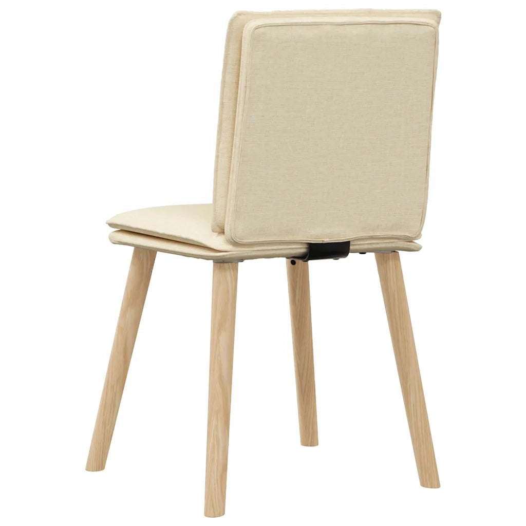 Sedie da Pranzo 6 pz Crema in Tessuto 3315632