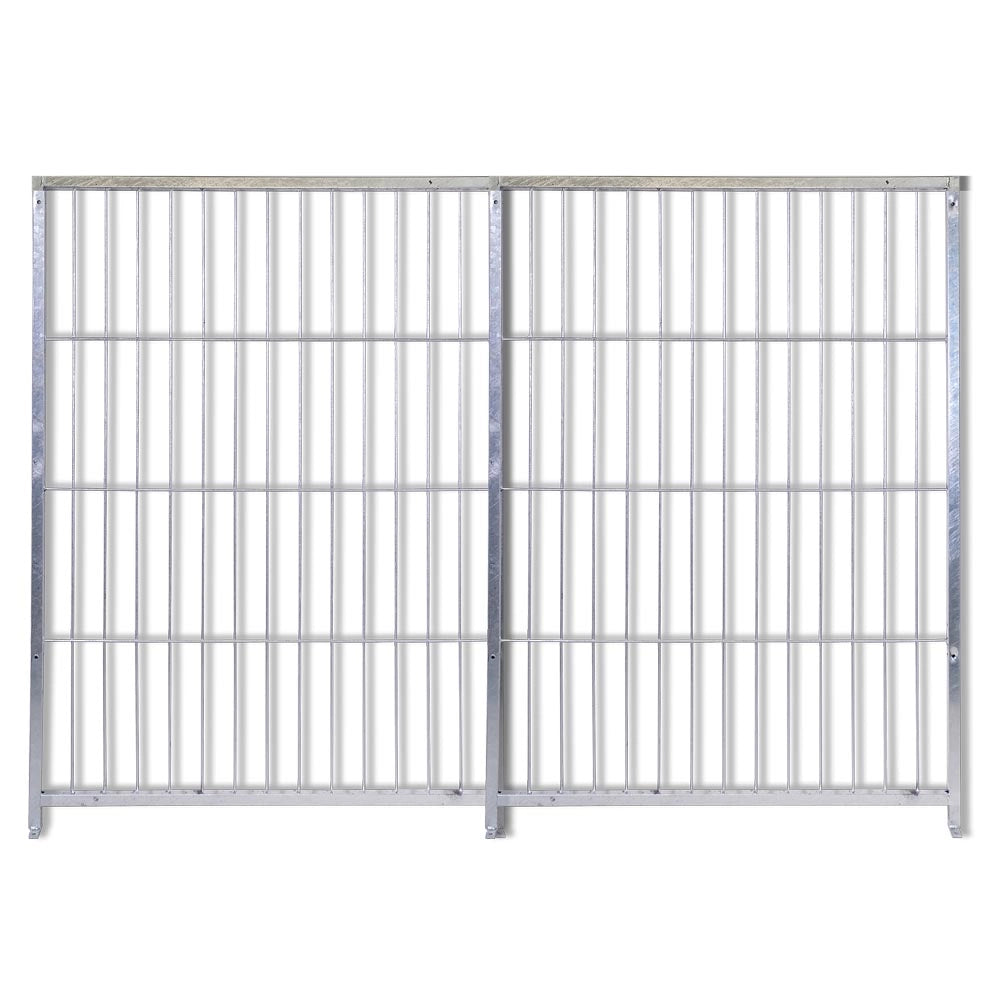 Pannello in rete semplice con zincatura a caldo da 200x altezza 120 cm