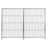 Pannello in rete semplice con zincatura a caldo da 200x altezza 120 cm