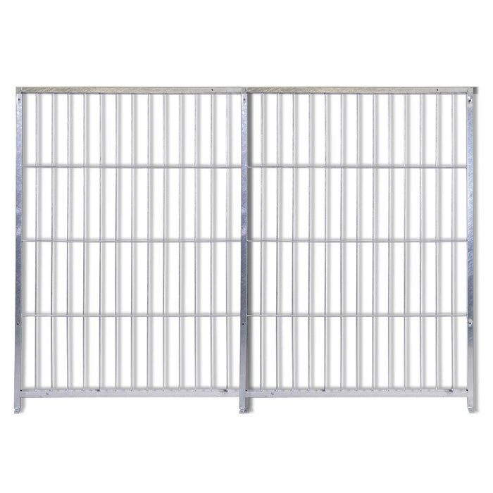 Pannello in rete semplice con zincatura a caldo da 200x altezza 120 cm