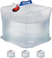 Ottonevaibile serbatoio acqua 20 litri con maniglione - campeggio picnic - vasca acqua trasparente