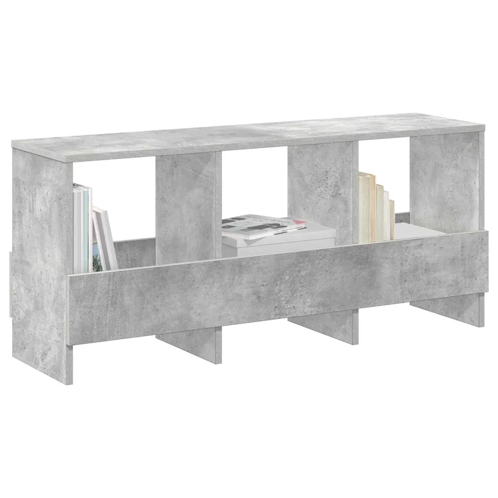 Scaffale per riviste Grigio cemento 102 x 30 x 45 cm CFW7502544