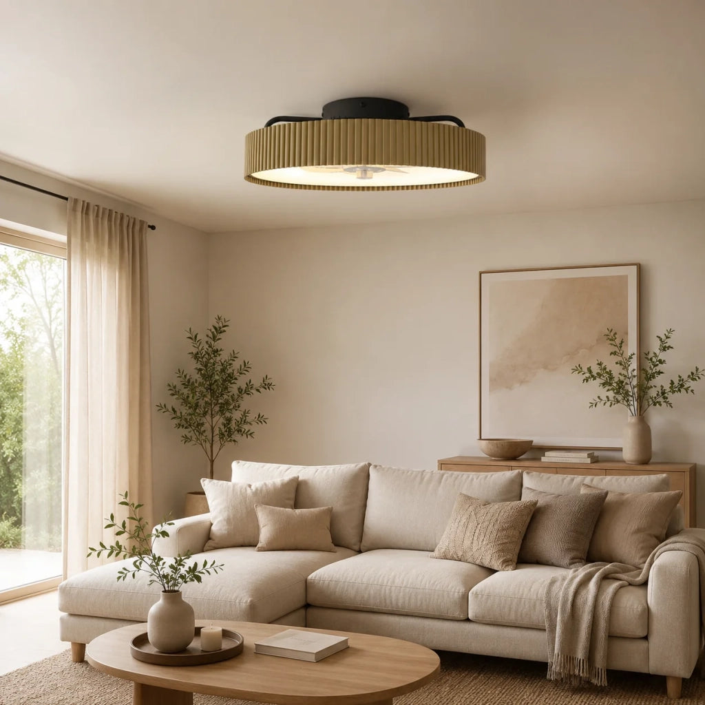 Ventilatore da soffitto con luce e telecomando incluso THOMSON ALMA