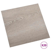 Plance per Pavimentazione Autoadesiva 30,5 x 30,5 cm 20 pz PVC CFW6814768