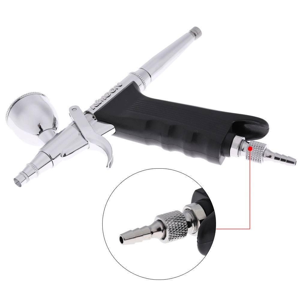 Trade Shop - Aerografo Doppia Azione Tratto Fine 0,3mm Aeropenna Aria Compressa Serbatoi -