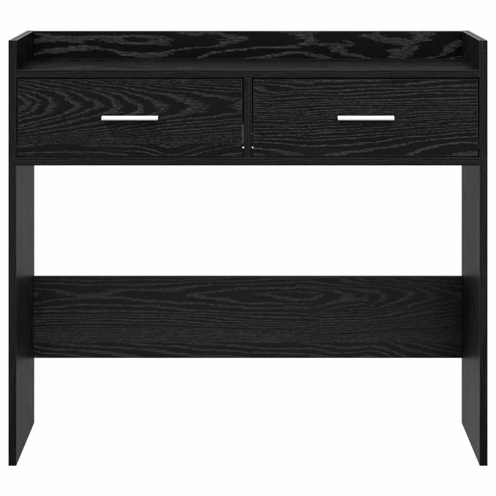 Tavolo consolle Rovere Nero 90 x 35 x 80 cm 8011300