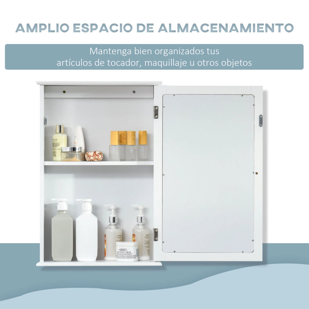 Armadio con specchio ¨C Zephmum ¨C Bianco 41x14x60 cm