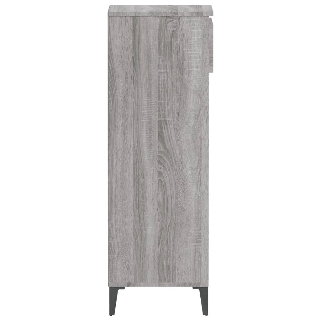 Scarpiera | Mobile per scarpe Grigio Sonoma 40x36x105 cm in Legno Multistrato