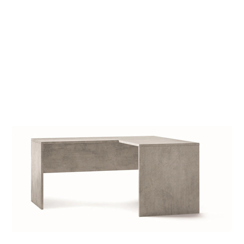 Scrivania Angolare Dx L160 In Kit Cemento cm 160x150x76h - Sarmog