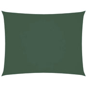 Parasole a vela | Telo Ombra | Vela da ombra Oxford Rettangolare 4x6 m Verde Scuro