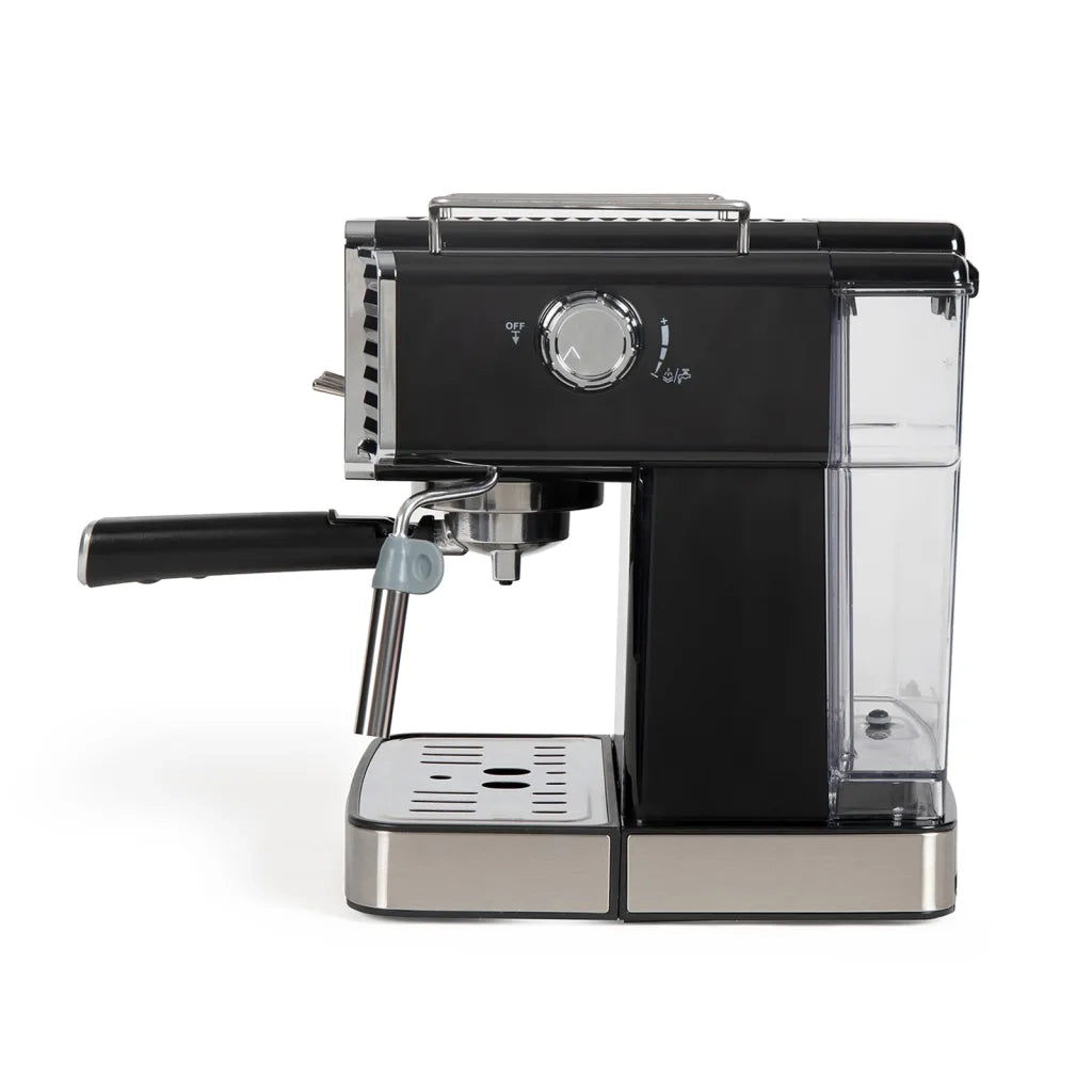 Livoo Macchina per Caffè Espresso con Montalatte 1,5 L 1350 W Nera 443489