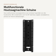 Taglierina multifunzione per legno - Cassetto a sega a nastro - Angolo di taglio 0/22,5/45/90 gradi - Materiale ABS - Alta precisione - Fermo lavoro - Segatrice a nastro.