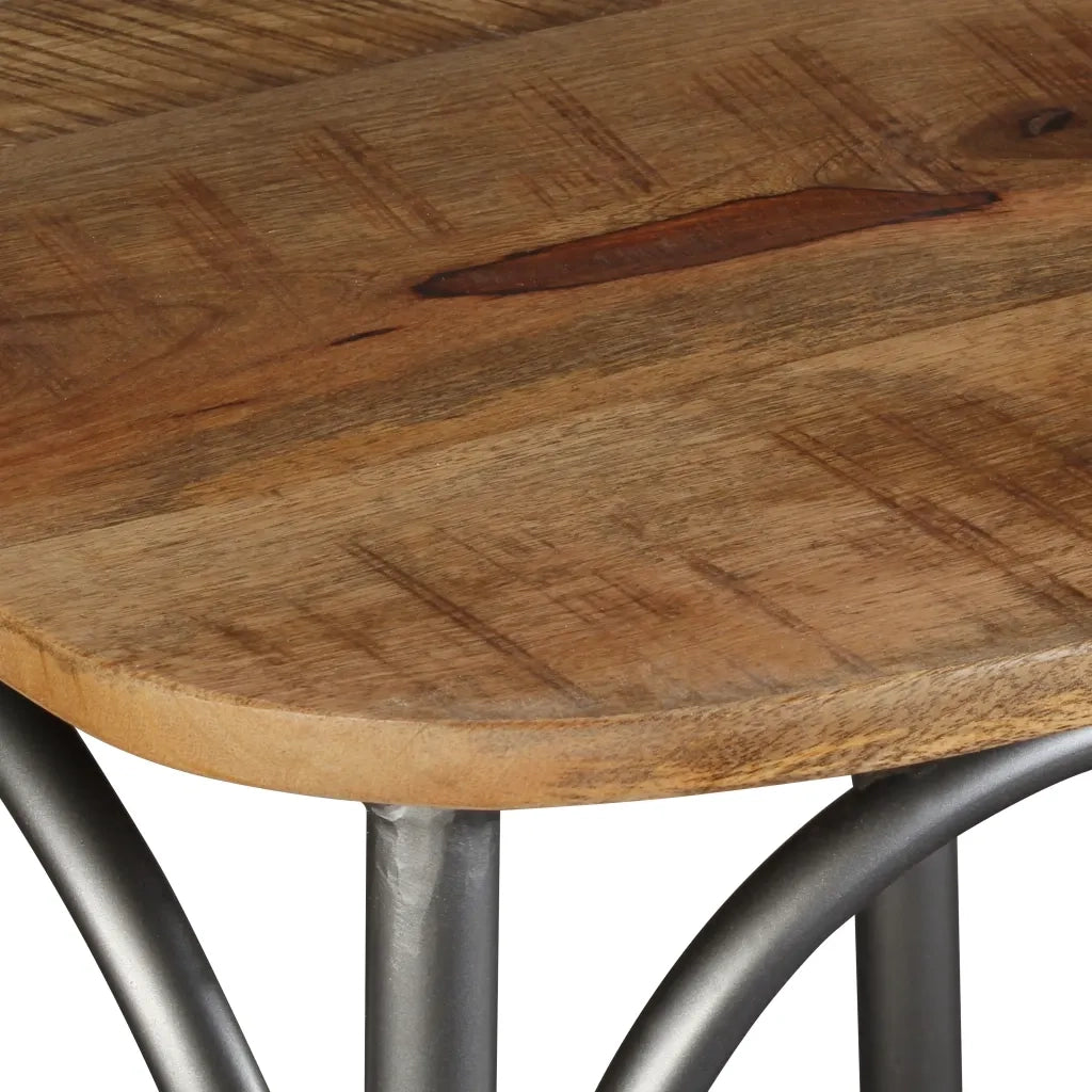 Sedie da Pranzo 2 pz in Legno Massello di Mango 244592