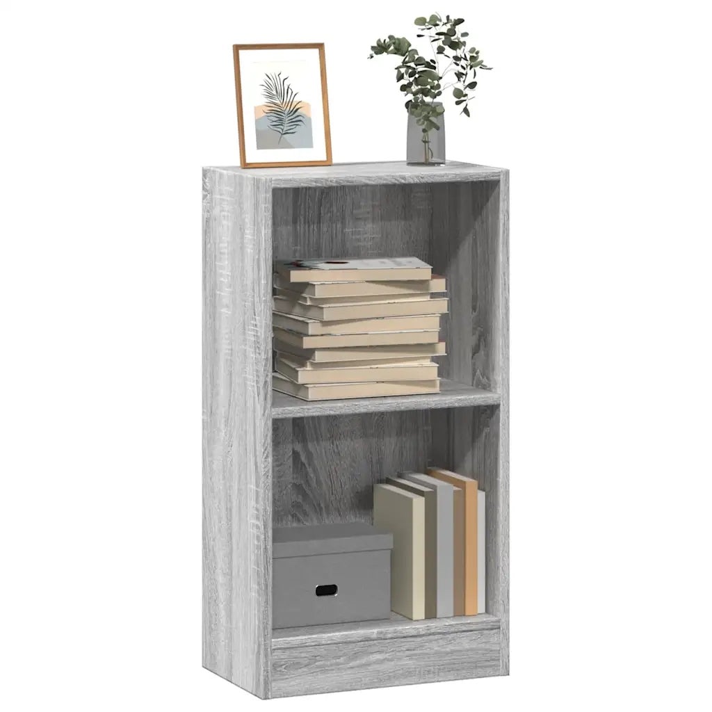 Libreria Grigio Sonoma 40x24x76 cm in Truciolato 857770