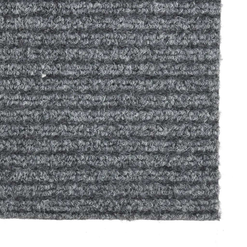 Tappeto Corsia Acchiappa Polvere 100x100 cm Grigio 327174