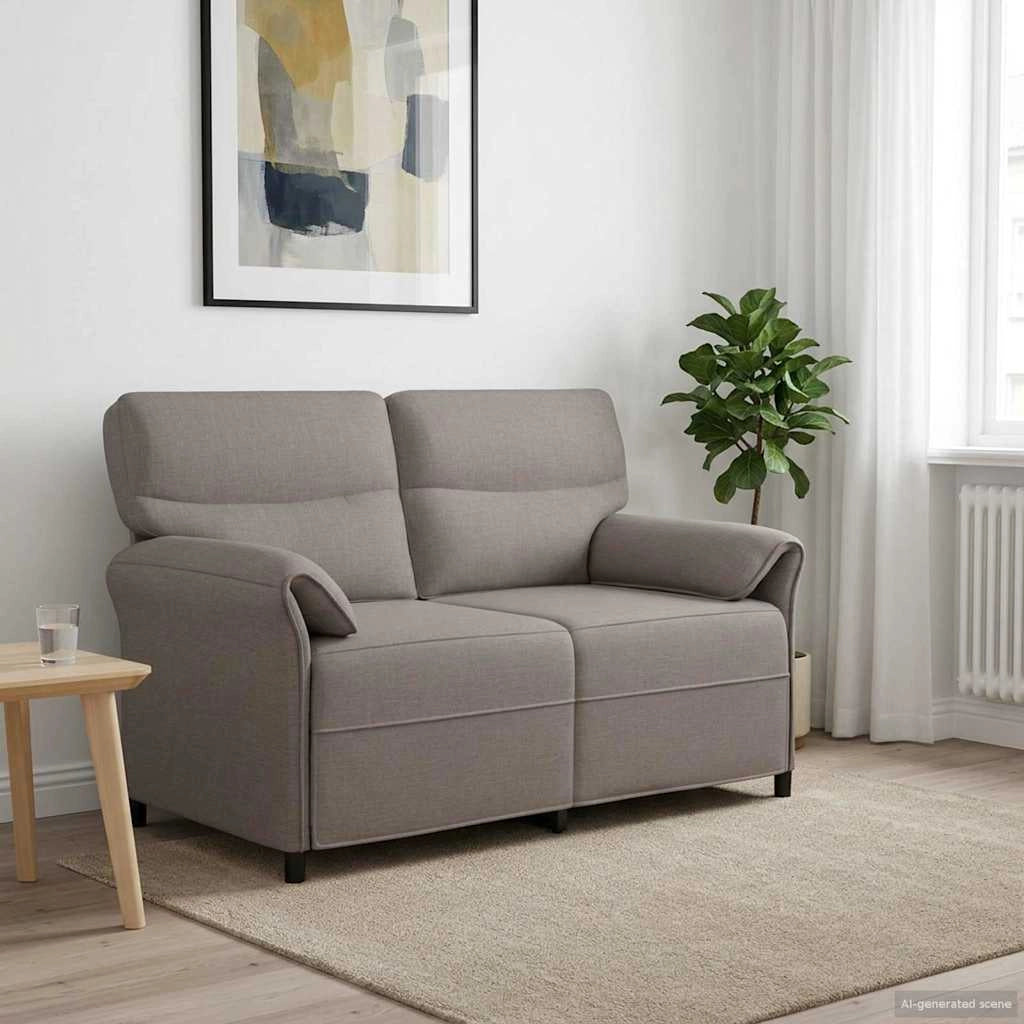 Divano a 2 Posti Tortora 138 x 83 x 95 cm 42033889