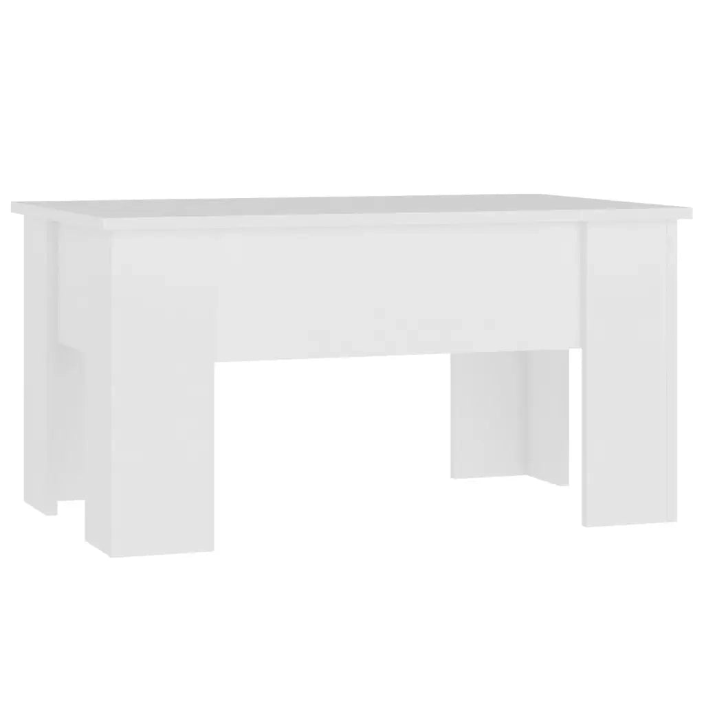 Tavolino da Salotto Bianco 79x49x41 cm in Legno Multistrato cod mxl 8941