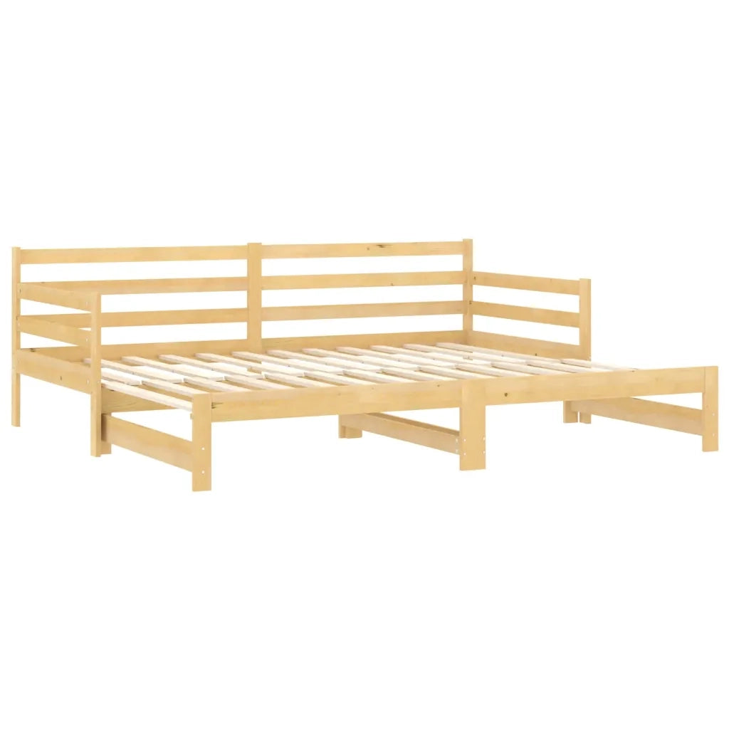 Dormeuse Estraibile 2x(90x200) cm in Legno Massello di Pino cod mxl 65025
