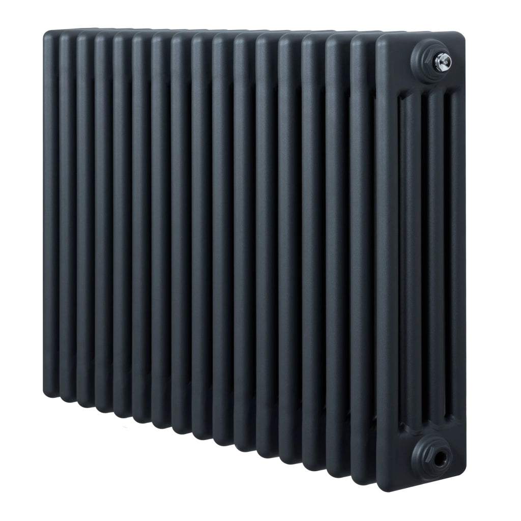 Radiatore Tradizionale 4 Colonne Orizzontale Riscaldamento Antracite 600x785 mm