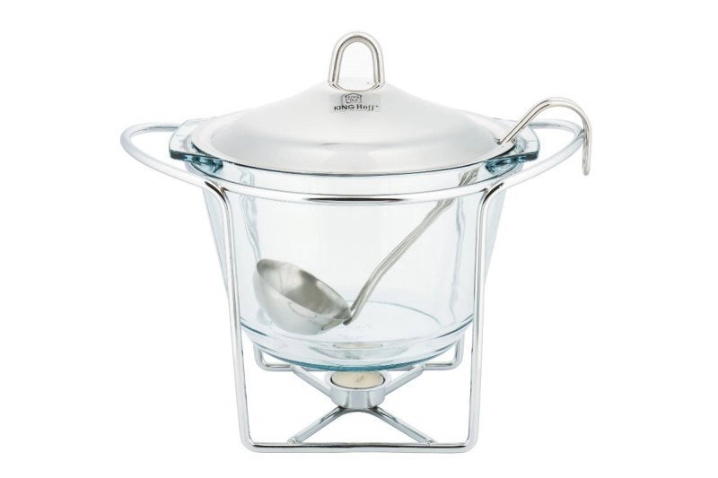 Kinghoff KH-1413 Teglia da forno resistente al calore con coperchio 4,1 l