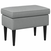 Poggiapiedi Grigio Chiaro 55 x 35 x 41 cm Tessuto