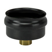 SCARICO CONDENSA C/MAN OTTON STUFA A PELLET D 8 CM NERO OPACO  1 PZ