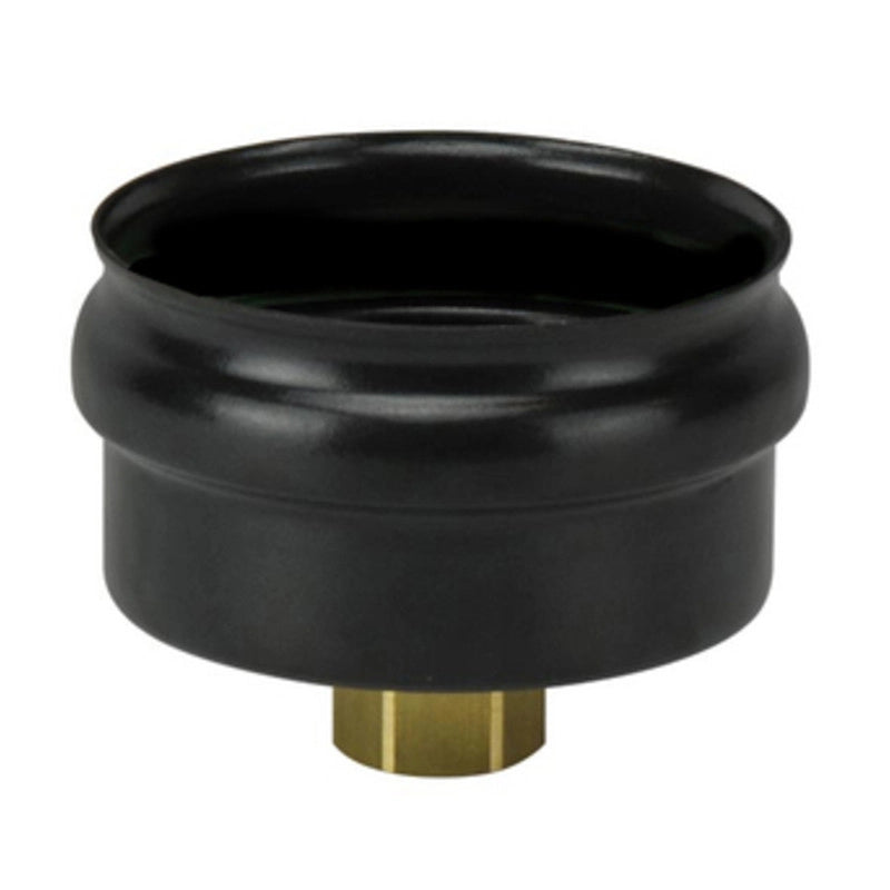 SCARICO CONDENSA C/MAN OTTON STUFA A PELLET D 8 CM NERO OPACO  1 PZ