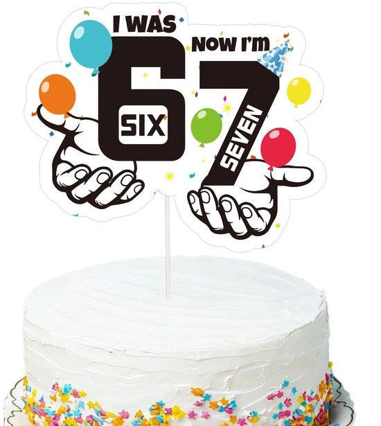 Decorazione per torta Grappia per bambini di 6-7 anni - Decorazione per torta per matrimoni e celebrazioni - Dimensioni: 20x16,5 cm