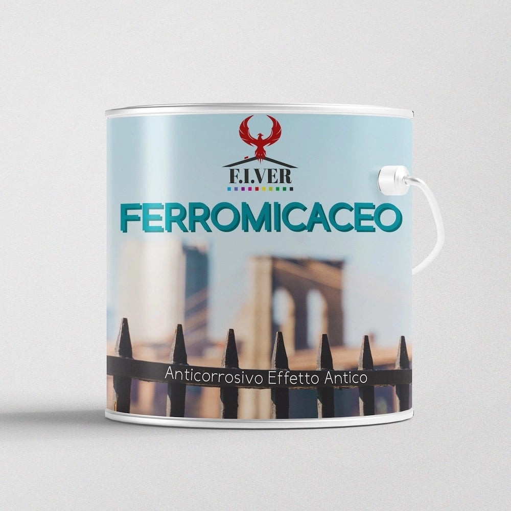 Smalto Per Ferro Ferromicaceo - Iron Antracite - Litri 0 -750