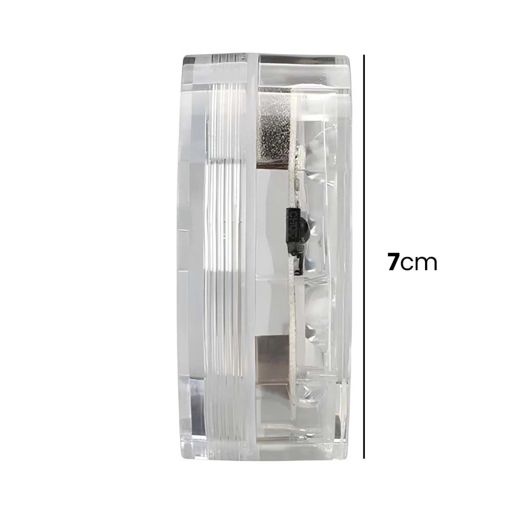 Lampada LED Decorativa RGB Subacquea 5W Telecomandata per Piscina e Acquario Bianco Avizar