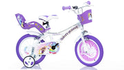 UNICORN ACADEMY 14", bicicletta per bambini, adatta ad etÃƒÂ  tra i 4 e i 6 anni, per altezza tra 100 e 120 cm, con