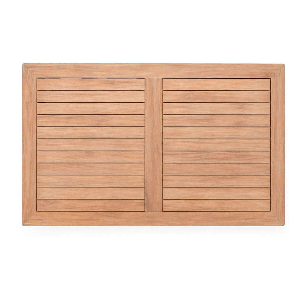 Tavolo Bar Large da Giardino 120x70 cm in Legno Teak Massello