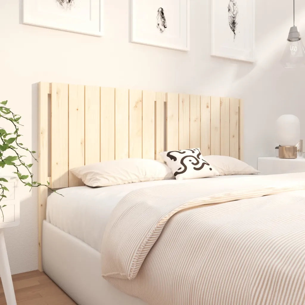Testiera per Letto 165,5x4x100 cm in Legno Massello di Pino 818880