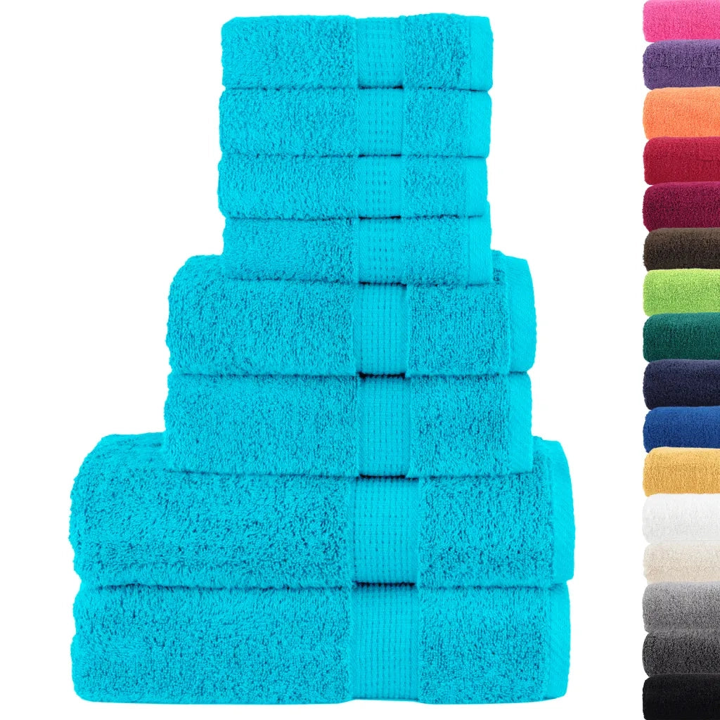 Set ASciugamani SOLUND 8 pz Turchesi 600 gsm 137549