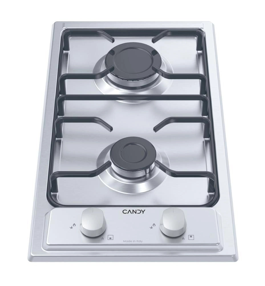 Candy Idea CHW23X Acciaio inox Da incasso 28.8 cm Gas 2 Fornello(i)
