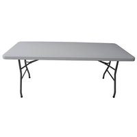 Tavolo Catering Rettangolare Fisso 183x76x74 cm Horeca Bianco