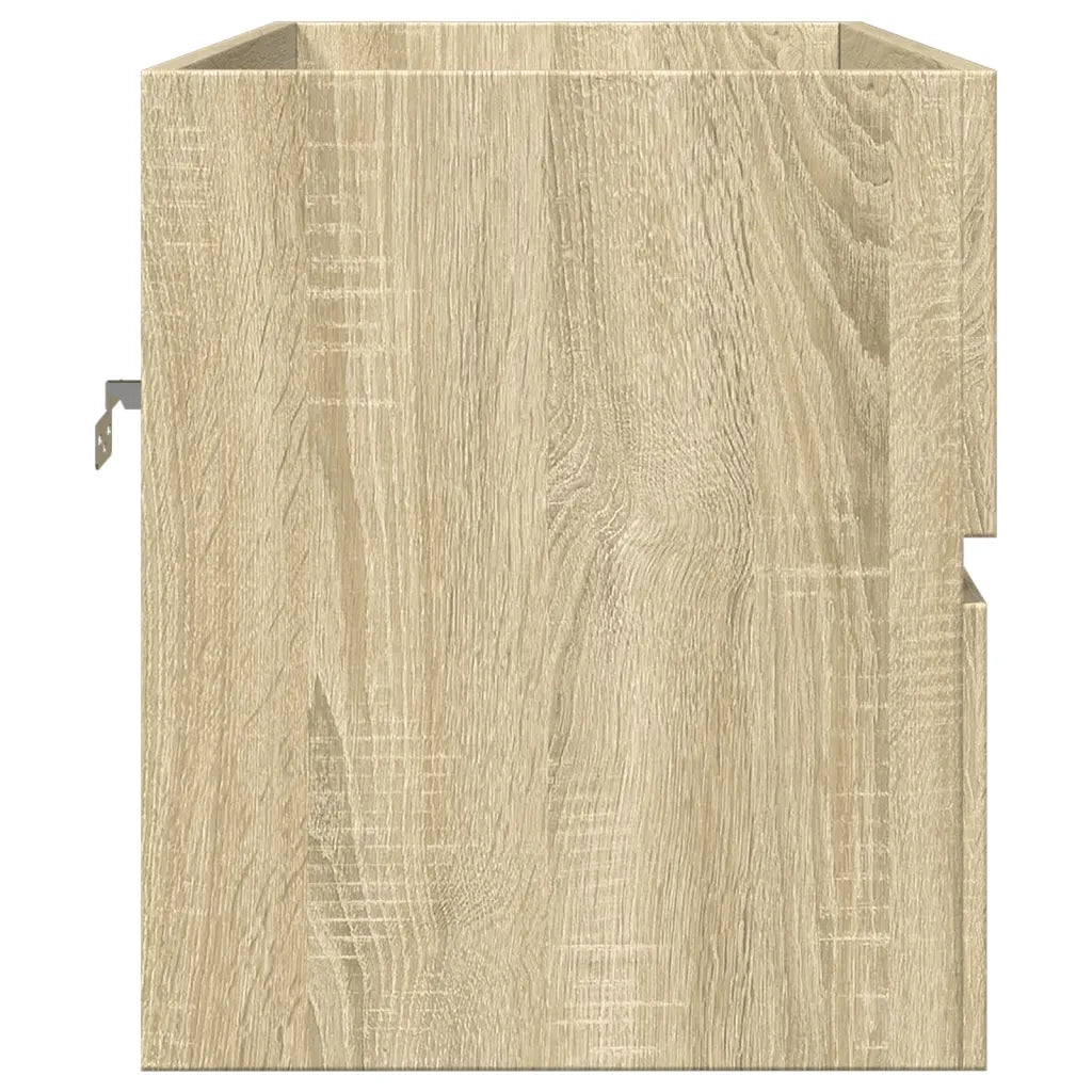 vidaXL Mobile Lavabo Rovere Sonoma 80x38,5x45 cm in Legno Multistrato