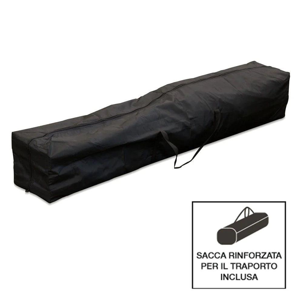 Gazebo richiudibile pieghevole 3 X 3 Verde ricoperto in PVC impermeabile
