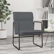 Sedia Lounge Grigia 55x64x80 cm in Similpelle 351363