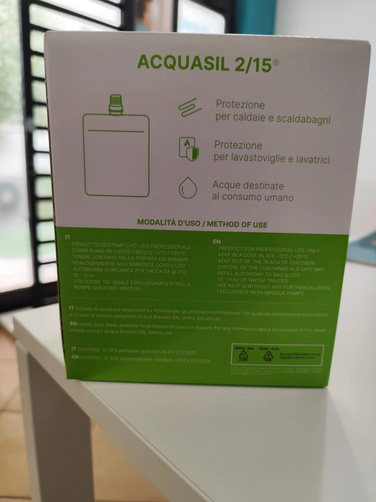 Polifosfato Acquasil 2 x 15 Liquido 250 g 4 Pezzi