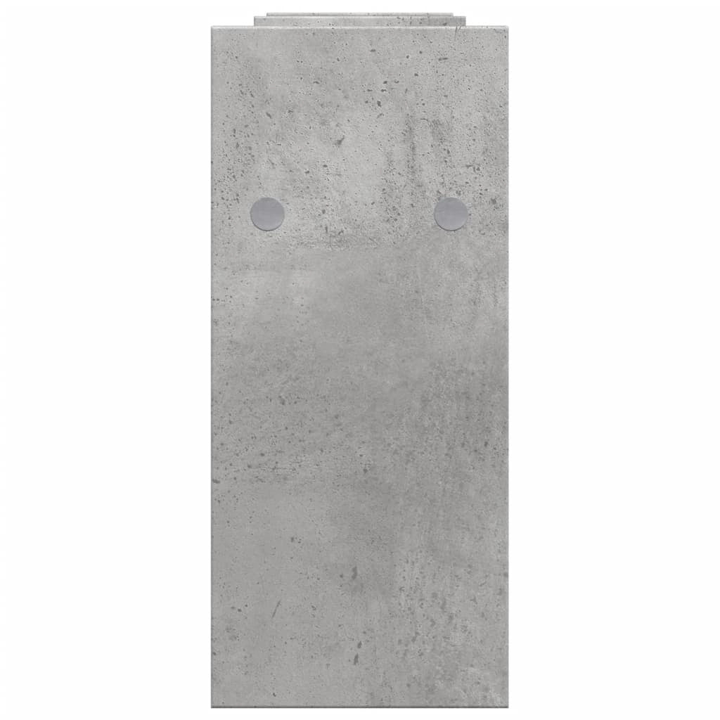 Mobiletto portaoggetti per ufficio 345 x 155 x 355 cm Grigio cemento 02_0043548