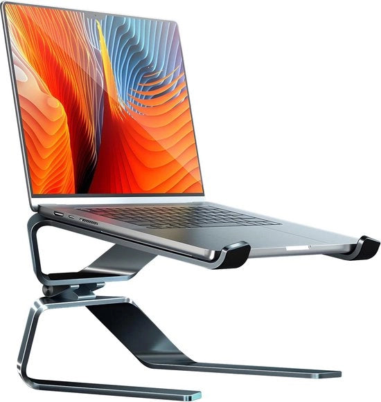 Standaard Ergonomico per Laptop in Alluminio con Regolazione per Bureaux per Laptop da 14-17.3