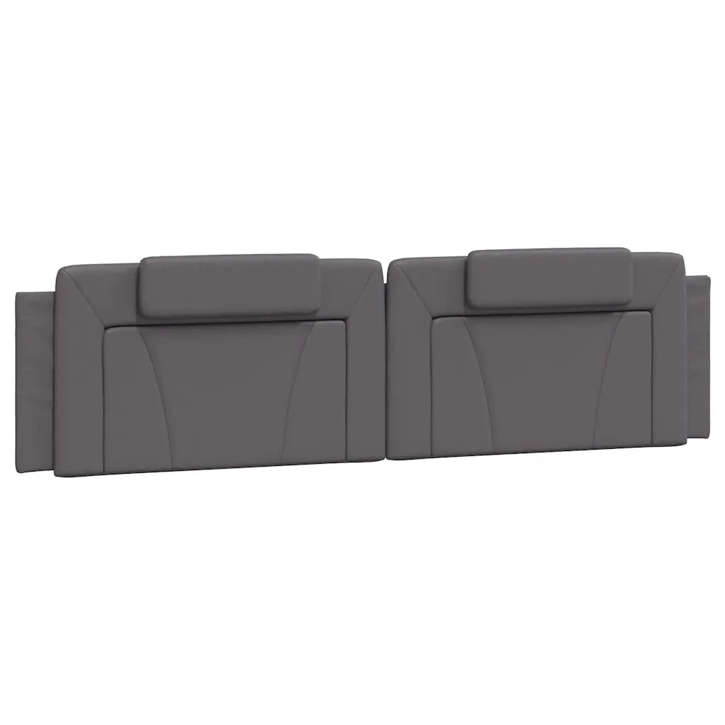 Cuscino Testiera Viana Grigio 200 cm in Similpelle CFW9110380