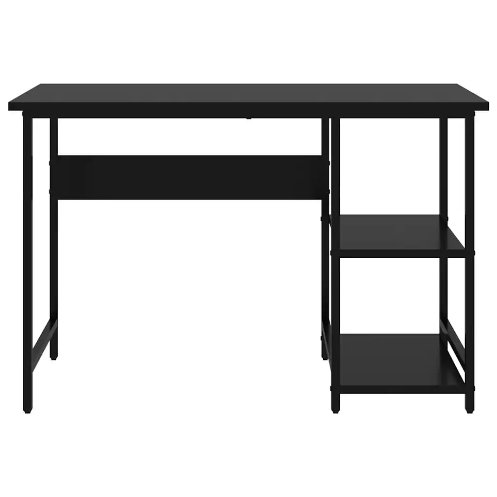 Scrivania per Computer Nera 105x50x72 cm in MDF e Metallo 20550