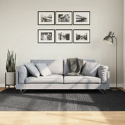 Tappeto IZA a Pelo Corto Aspetto Scandinavo antracite 160x230cm 375430
