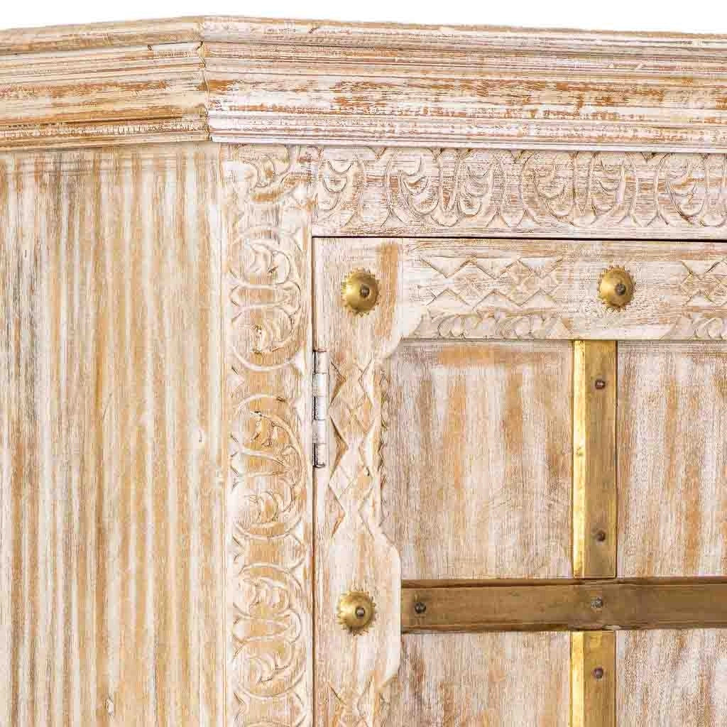 Armadio in legno beige 99x46x180h cm